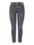 MID-RISE SLIM FIT JEANS Medium Grey Denim | Dame PIECES Jeans